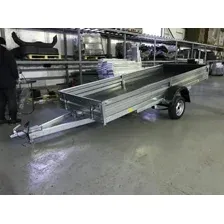 Одноосный прицеп AvtoS A40Р1B (4000x1500x300, R16, ресс. 3302 ГАЗ-2лист, тент 1200мм Аэро)