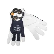 Перчатки кожаные DARK BLUE PROTECT2U R10