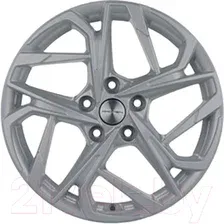 Литой диск Khomen KHW1716 Qashqai 17x7" 5x114.3мм DIA 66.1мм ET 40мм F-Silver