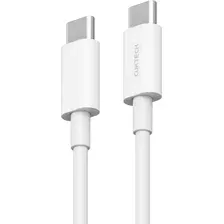 Кабель Cuktech KLC-5499 USB Type-C - USB Type-C (1 м, белый)