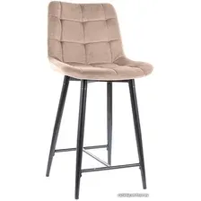 Стул Signal Chic H-2 Velvet (bluvel 28 бежевый/черный мат)