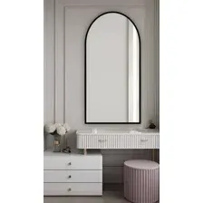 Зеркало EMZE 50x100 UV.ARC.50.100.СНЕ (черный с УФ-окантовкой)
