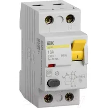 Устройство защитного отключения IEK ВД1-63 2Р 16А 10мА MDV10-2-016-010