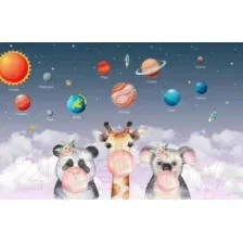 Фотообои листовые Citydecor Bubble Gum 8 (400x260см)