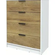 Комод Интерлиния Концепт КТ-К80 Глосс (белый платинум/дуб вотан)