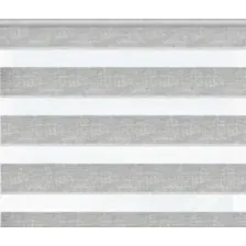 Мини рулонные шторы Jalux День-Ночь Аура aura 120x160 (серый)