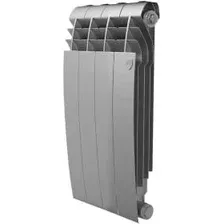 Биметаллический радиатор Royal Thermo BiLiner 500 Silver Satin (4 секции)