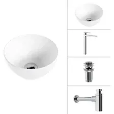 Умывальник Lauter 21601E + Reef 21CK8678C + сифон 21635CH + дон.клапан 21190CH (хром)