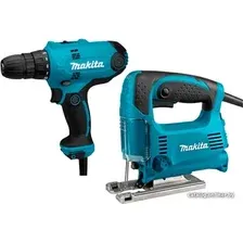 Набор электроинструмента Makita DK0166 (шуруповерт, лобзик)