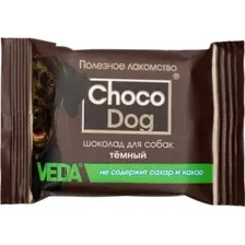 Лакомство для собак Veda Choco Dog Шоколад темный 15 г