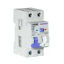 Дифференциальный автомат Dr.Ferz FMO-EL-1PN 16A 30mA 6kA AC C 2M 22100211FERZ