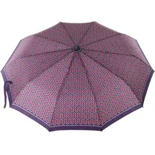 Зонт складной Rain Berry 734-23338.1 (фиолетовый/ромбик)