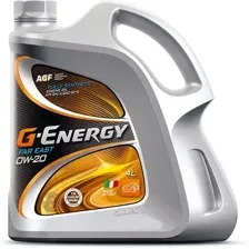 Масло моторное G-Energy Synthetic Far East 0w-20, 4л, Россия