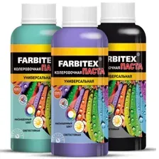 Паста колеровочная универсальная FARBITEX коричневый 0,1л