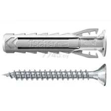 Дюбель распорный 8X40 FISCHER SX Plus с шурупом 50 штук (568208)