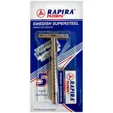 Станок для бритья "Swedish Supersteel" (+5 лезвий)