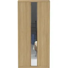 Шкаф распашной Mio Tesoro Варма Стор 105 с зеркалом 222х105х57 (дуб скандинавский)