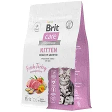 Сухой корм для кошек Brit Care Cat Kitten Healthy Growth с индейкой 400 г