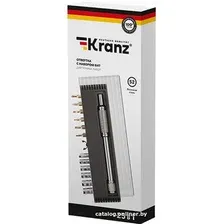 Набор отвертка с битами Kranz KR-12-4751 (25 предметов)