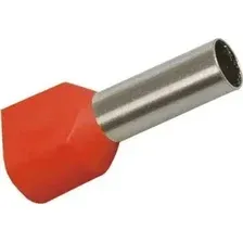 Наконечник-гильза для кабеля General Lighting НГИ2 GNGI-E2-2x1.5-12 (красный, 100 шт)