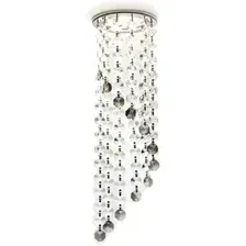 Подвесная люстра Ambrella light K3440 CL/BK/CH (хром/прозрачно-тонированный)