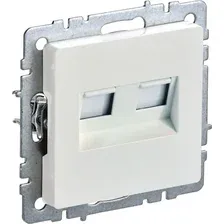 Розетка IEK Brite BR-K20-2-K36 (жемчуг)