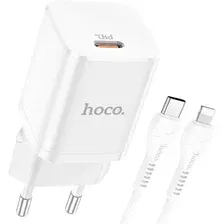 Сетевое зарядное Hoco N19 (белый)