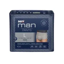 SENI MAN PANTS Впитывающие трусы для мужчин в размере L (large/большой) по 10 штук