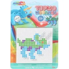 Развивающая игра MultiArt Термомозаика Динозавр / IB400-120523