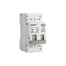Дифференциальный автомат АВДТ-63N 1PN (S) 25А PROXIMA EKF D63N26ES25C300