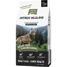 Сухой корм для собак Natura Wild Dog Ontario Wildland с ягненком и французской свининой / 795042 (12кг)