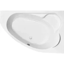 Ванна Cersanit Kaliope 170x110 R 63444 (с каркасом, экраном и сифоном Prime черный)