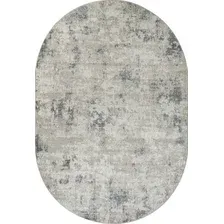 Ковер для жилой комнаты Merinos Naturel F232-OVAL-BEIGE-BLUE (2x2.9)