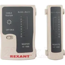 Кабельный тестер Rexant RJ-45RJ-11 / 12-1006