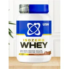 Изолят сывороточного протеина USN IsoZero Whey, 805 г. (шоколад)