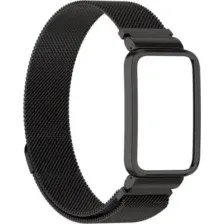 Ремешок для фитнес-трекера Rumi Milanese Loop для Xiaomi Mi Smart Band 7 Pro (черный)