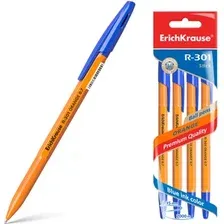Набор шариковых ручек Erich Krause Stick Orange R-301 22189 (4 шт)