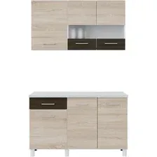 Готовая кухня Горизонт Trend 1300 (белый/венге/сонома)