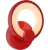 Бра iLedex Ring A001/1 (красный)
