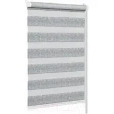 Рулонная штора Delfa Сантайм День&Ночь Best СРШ-01МК 41174 (48x160, белый/серый)