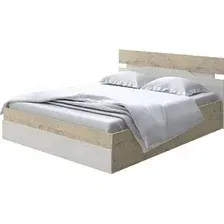 Кровать PROxSON Milton с ПМ 140x200 (бунратти/дуб шамони светлый 124)