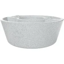 Вазон БЕРКАНО Neva 30 / 220_104_25 (White Granite)