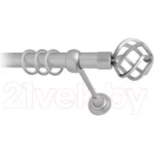 Карниз для штор Lm Decor Булава 097 1р гладкий 25мм (сатин, 2м)
