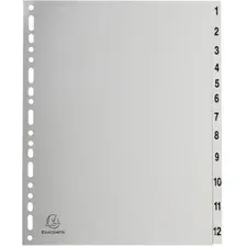 Разделитель документов Exacompta 2912E (серый)
