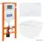 Унитаз подвесной BelBagno BB3103CHR/SC/BB002-80/BB014-SR-BIANCO
