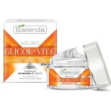 Крем для лица Bielenda Крем для лица Neuro Отшелушивающий ночной от морщин Glicol+Vitamin C 50 мл