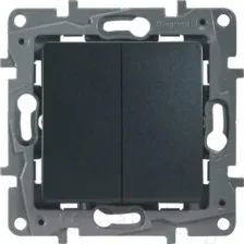 Выключатель Legrand Etika 672612 (антрацит)