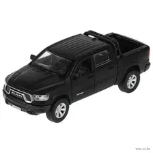Машинка инерционная "Dodge Ram 1500 Rebel" (матовый чёрный)