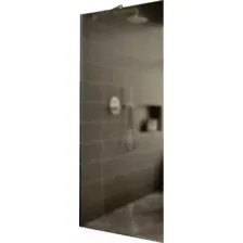 Душевая стенка MaybahGlass 109x195 / MGD-679-4у (бронзовое матовое стекло/хром глянцевый)