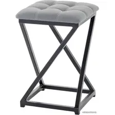 Табурет AMC Comfort 8К1.5 (кожзам графит/черный)
